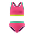 Speedo Girls Solid Racerback Set Two Piece Swimsuit  Two Piece Swimsuits  Speedo
