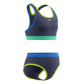 Speedo Girls Solid Racerback Set Two Piece Swimsuit  Two Piece Swimsuits  Speedo