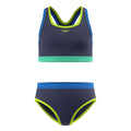 Speedo Girls Solid Racerback Set Two Piece Swimsuit  Two Piece Swimsuits  Speedo