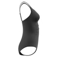Speedo Women's Solid Shirred One Piece Swimsuit  One Piece Swimsuits  Speedo