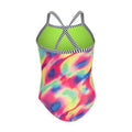 Dolfin Girls' Uglies Haze Criss-Cross Back One Piece Swimsuit  Dolfin Uglies Swimwear  Dolfin