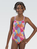 Dolfin Uglies Girls' Jellin Criss-Cross Back One Piece Swimsuit  Girls One Piece  Dolfin