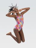 Dolfin Uglies Girls' Jellin Criss-Cross Back One Piece Swimsuit  Girls One Piece  Dolfin