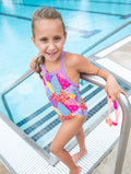 Dolfin Uglies Girls' Jellin Criss-Cross Back One Piece Swimsuit  Girls One Piece  Dolfin