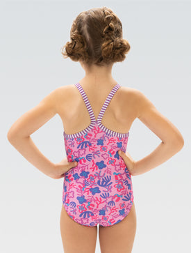 Little Dolfin Girls’ One Piece Swimsuit Sunshine – Toddler Swimwear