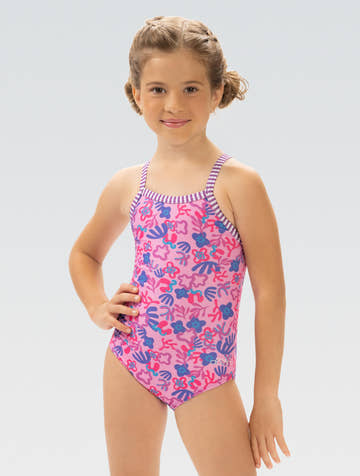 Little Dolfin Girls’ One Piece Swimsuit Sunshine – Toddler Swimwear