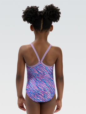 Dolfin Little Girls' Aurora One Piece Swimsuit  Girls One Piece  Dolfin