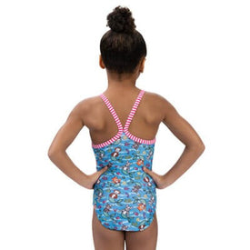 Dolfin Little Girls' Furmaids One Piece Swimsuit  Girls One Piece  Dolfin