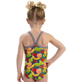 Dolfin Little Girls' Fruit Snack One Piece Swimsuit  Girls One Piece  Dolfin