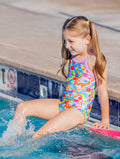 Dolfin Little Girls' Buttercup One Piece Swimsuit  Girls One Piece  Dolfin