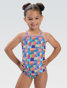 Dolfin Little Girls' Build Me Up One Piece Swimsuit  Girls One Piece  Dolfin