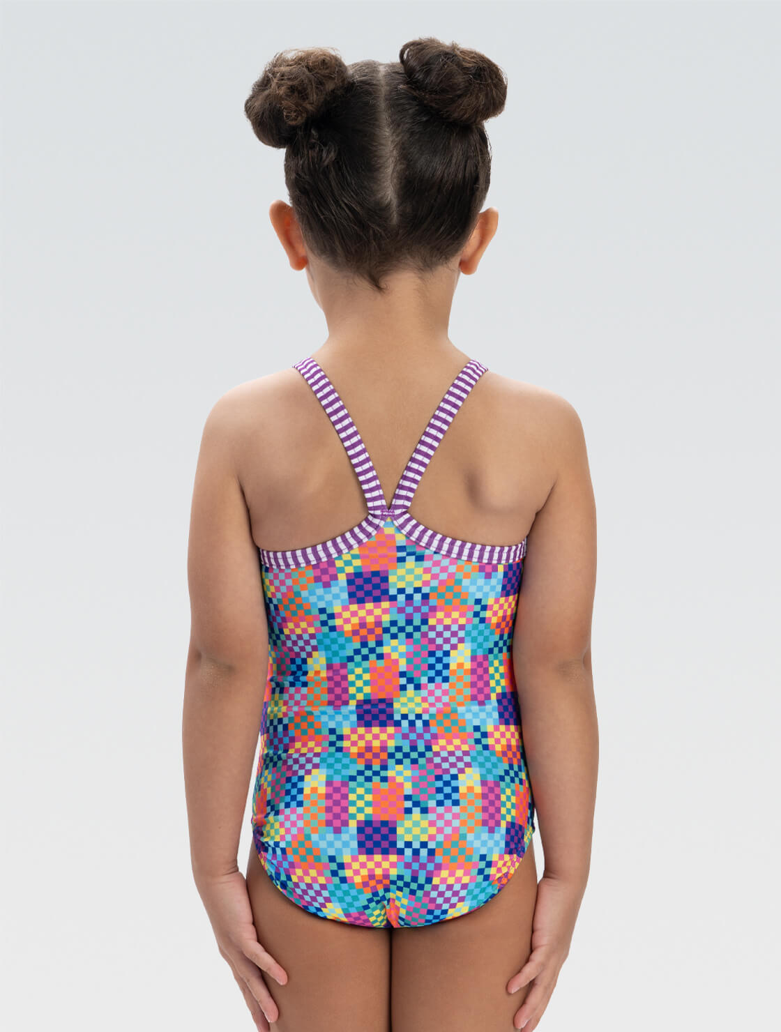 Dolfin Little Girls' Build Me Up One Piece Swimsuit  Girls One Piece  Dolfin