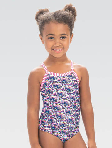 Dolfin Little Uglies Girl's Candy Mountain Swimsuit  Girls One Piece  Dolfin