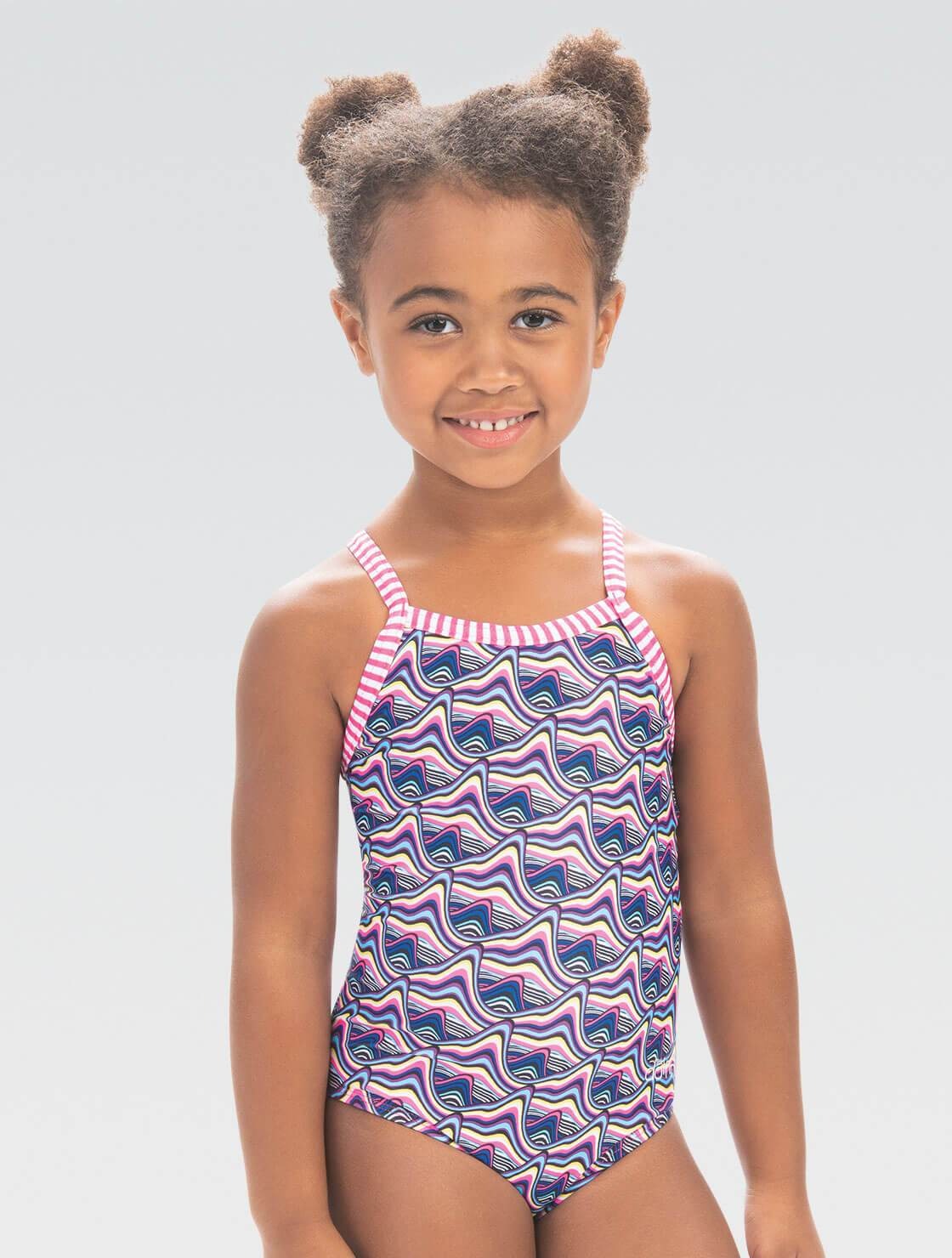 Dolfin Little Uglies Girl's Candy Mountain Swimsuit  Girls One Piece  Dolfin