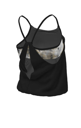 Nike Tie Dye Layered Tankini  Women's Tankini Top  Nike