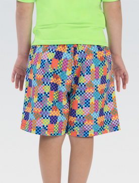 Dolfin Little Boys' Build Me Up Swim Trunks with Elastic Waistband