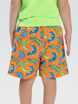 Dolfin Little Boys' Down Under Swim Trunks with Elastic Waistband