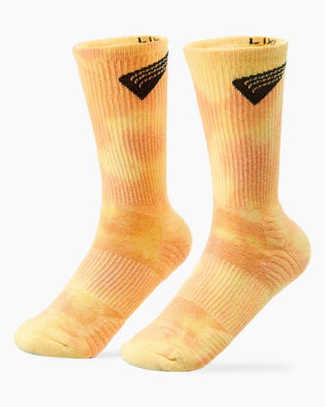 TYR Tie Dye Crew Socks  Swim Socks  Tyr