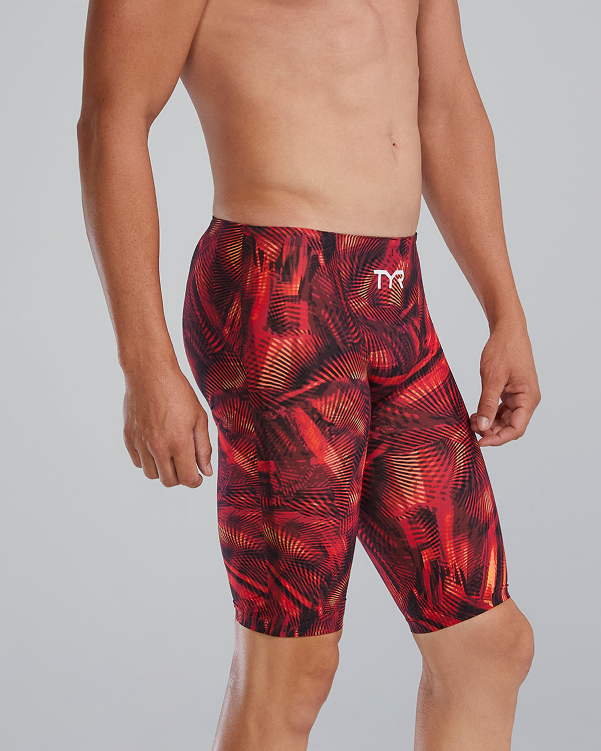 TYR Men's Avictor High Waist Swim Tech Jammer - Helux  Technical Jammer  Tyr