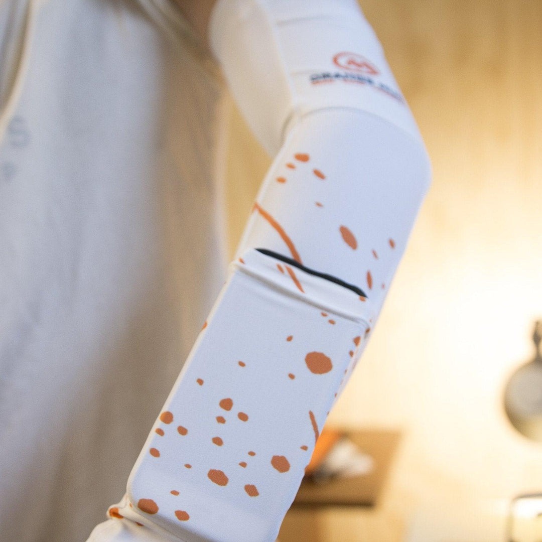 Orange Mud Arm Cooler Sleeve for Run And Ride  Arm Sleeve  Orange Mud