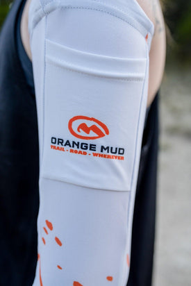 Orange Mud Arm Cooler Sleeve for Run And Ride  Arm Sleeve  Orange Mud
