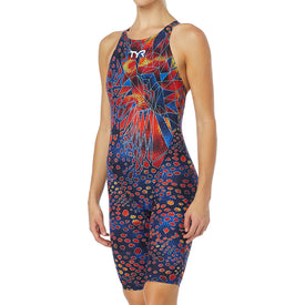 Tyr Avictor Kneeskin VENOM Closed Back  Technical Swimsuits  Tyr