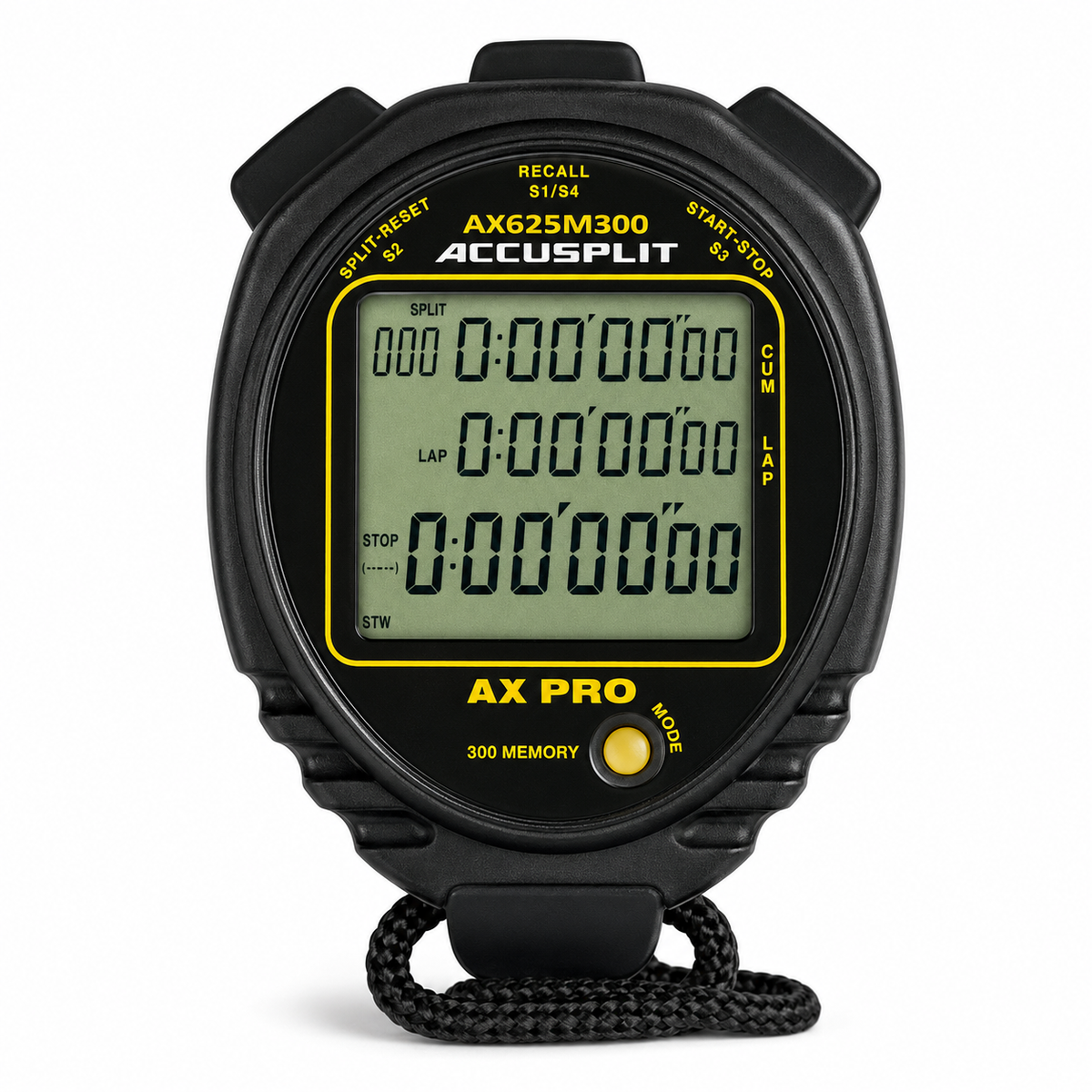 Accusplit Professional Memory Stopwatch with 300 Memory    Accusplit