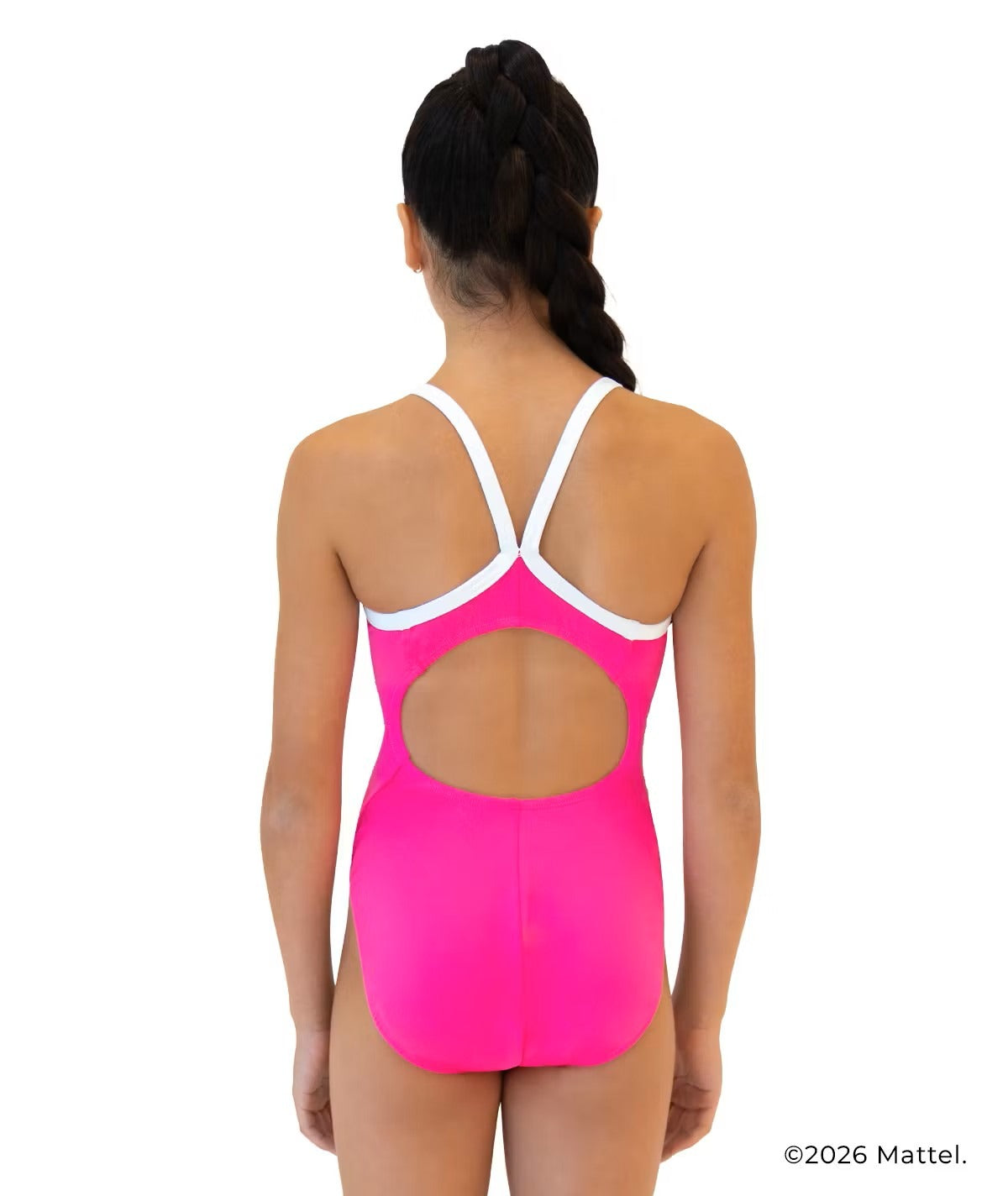 Dolfin Women's Barbie™  Solid V-Back One Piece Swimsuit  One Piece Swimsuits  Dolfin