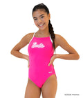 Dolfin Women's Barbie™  Solid V-Back One Piece Swimsuit  One Piece Swimsuits  Dolfin