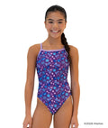 Dolfin Women's Barbie™ Summer Fun V-Back One Piece Swimsuit  One Piece Swimsuits  Dolfin