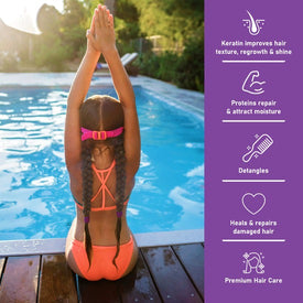 TRISWIM Kids Conditioner 8.5oz | sunkissed pineapple + mango  Swimmers' Shampoos and Conditioners  SBR Sports