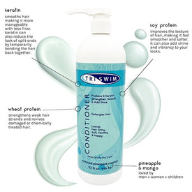 TRISWIM Conditioner 32oz  Swimmers' Shampoos and Conditioners  SBR Sports