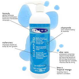TRISWIM Chlorine Out Shampoo 32oz  Swimmers' Shampoos and Conditioners  SBR Sports