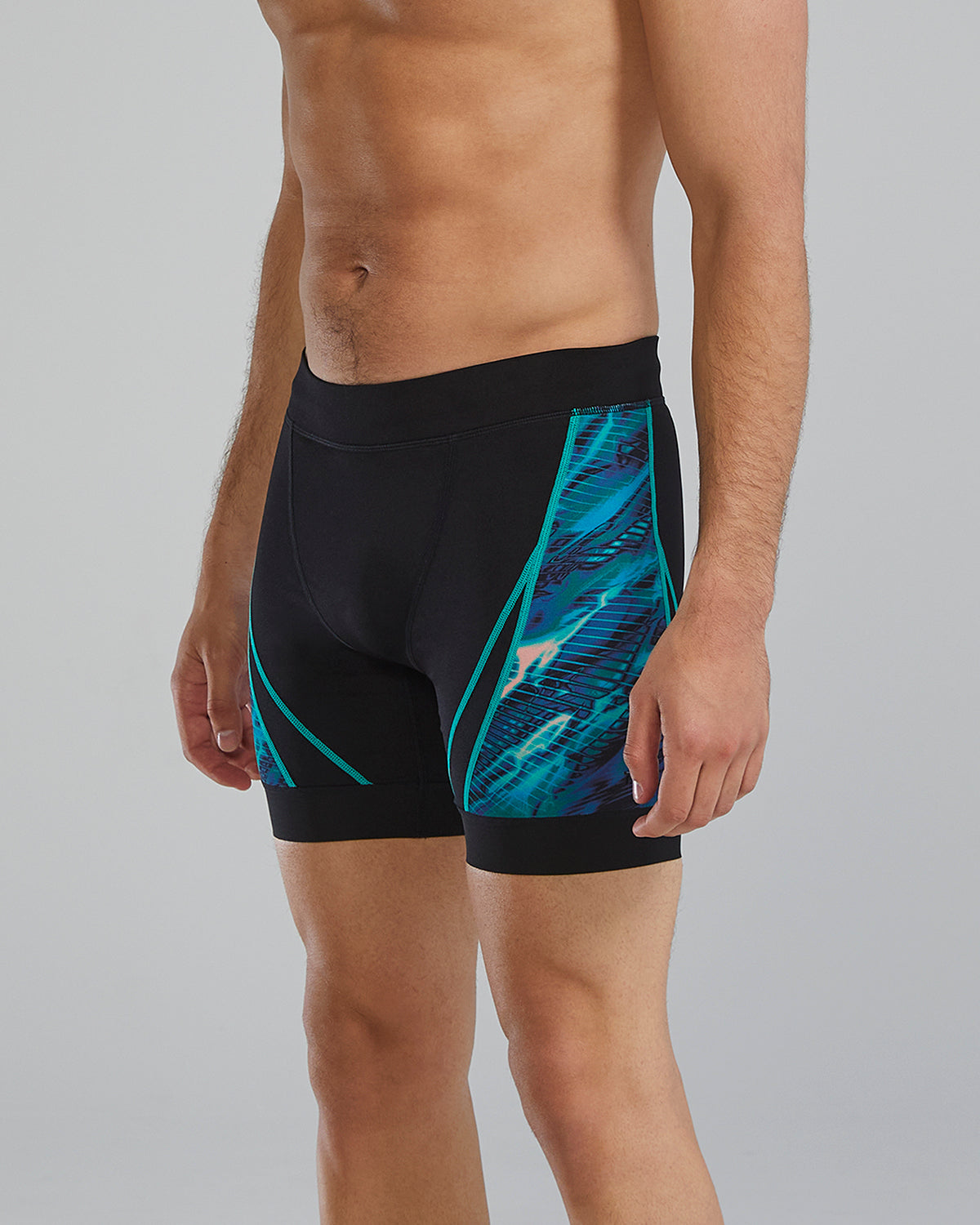 TYR Men's Durafast Elite 6.5 Splice Jammer Swimsuit - Impression  Swim Jammers  Tyr