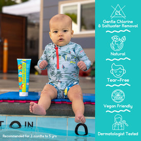 TRISWIM Kids SWIM SUDS Chlorine-Out 2-in-1 Shampoo/Body Wash  Swimmers' Shampoos and Conditioners  SBR Sports