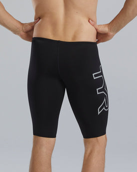 TYR Men’s Large Logo Jammer Swimsuit  Swim Jammers  Tyr