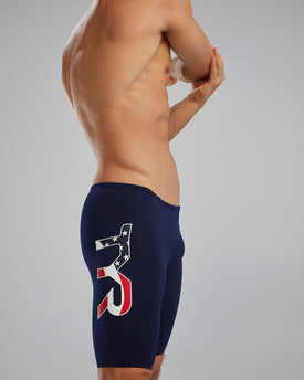 TYR Men Logo Jammer Swimsuit USA Adult  Swim Jammers  Tyr