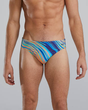 TYR Durafast Elite Men's Brief Swimsuit - Riptidal