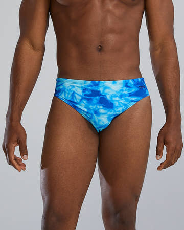 TYR Durafast Elite Men's Brief Swimsuit - Azultec