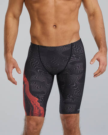 TYR Men's Durafast Elite Jammer Swimsuit - Firestorm