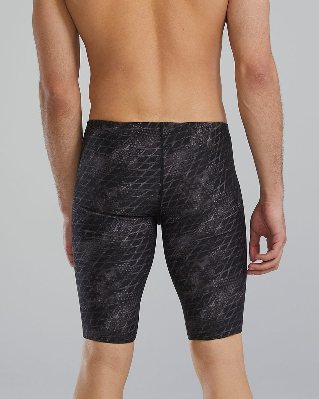 TYR Men's Etch Durafast Elite Jammer Swimsuit  Swim Jammers  Tyr