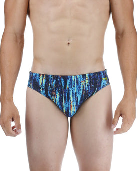 TYR Men's Durafast Elite Swim Brief - Aurora  Swimming Briefs for Men  Tyr