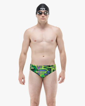 TYR Men's Flux Durafast Elite Swim Briefs  Swimming Briefs for Men  Tyr