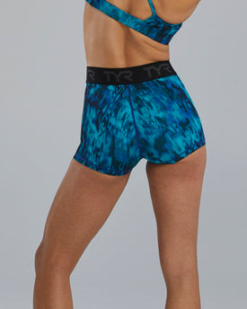 Tyr Ripplex Women Base Kinetic Mid-Rise Logo Short 2  Tri Bottoms  Tyr