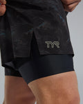 Tyr Meteorite Men Unbroken Short Lined 7  Boardshorts  Tyr