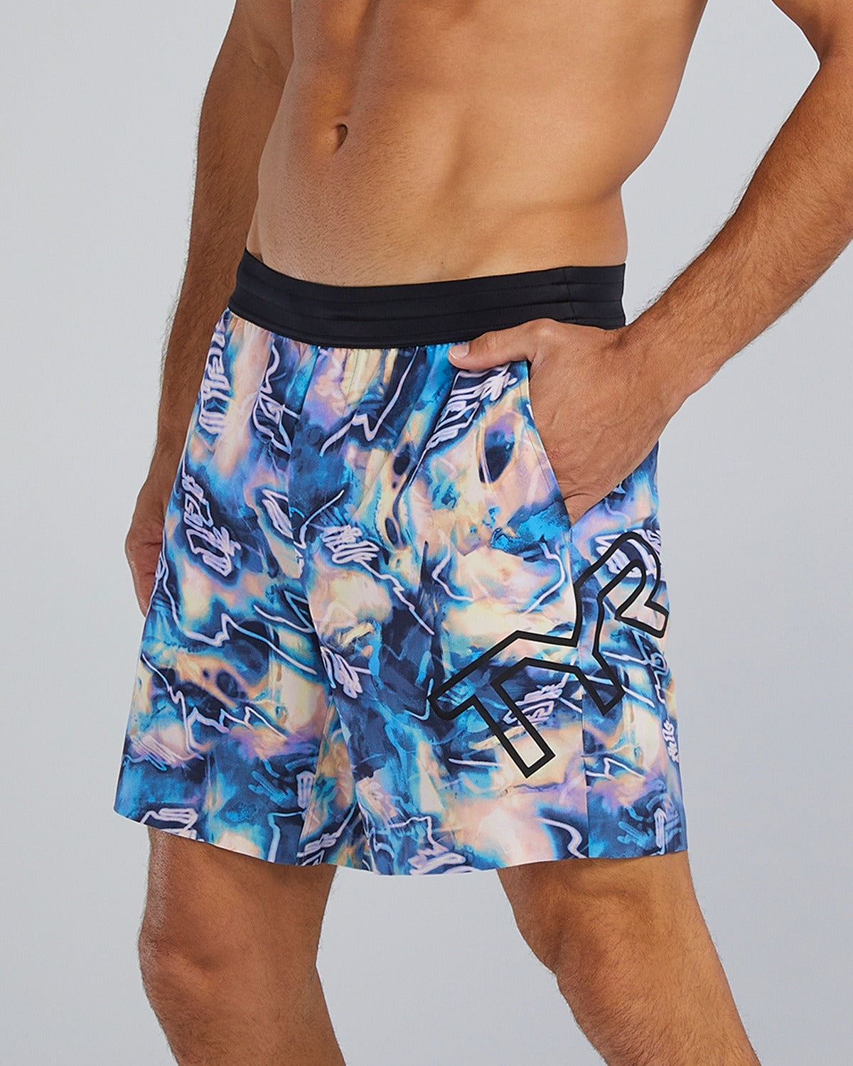 Tyr Hydrosphere - Men's Unbroken Shorts - Lined 7 - Voltage Pazzo  Shorts  Tyr