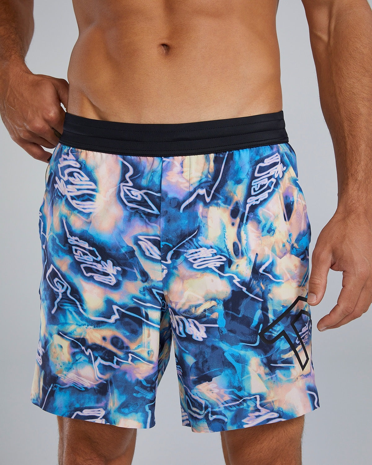 Tyr Hydrosphere - Men's Unbroken Shorts - Lined 7 - Voltage Pazzo  Shorts  Tyr