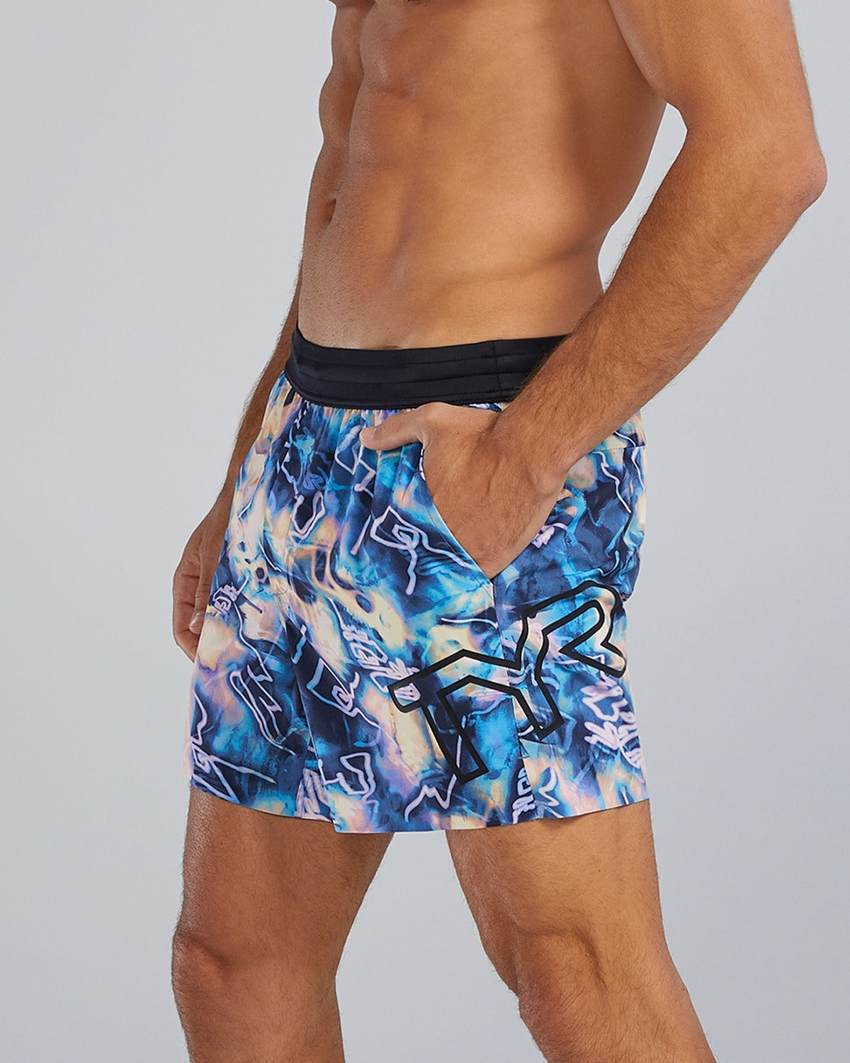 Tyr Hydrosphere Men's Unbroken Shorts - Unlined 5" - Voltage Pazzo  Shorts  Tyr