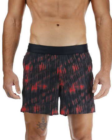 TYR Men's Unlined 5 Unbroken Shorts - Red  Shorts  Tyr