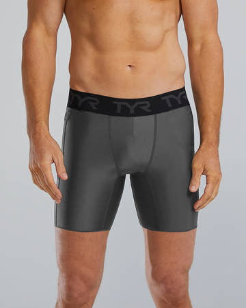 TYR Men's 4 Climadry Boxer Brief with Cool Core